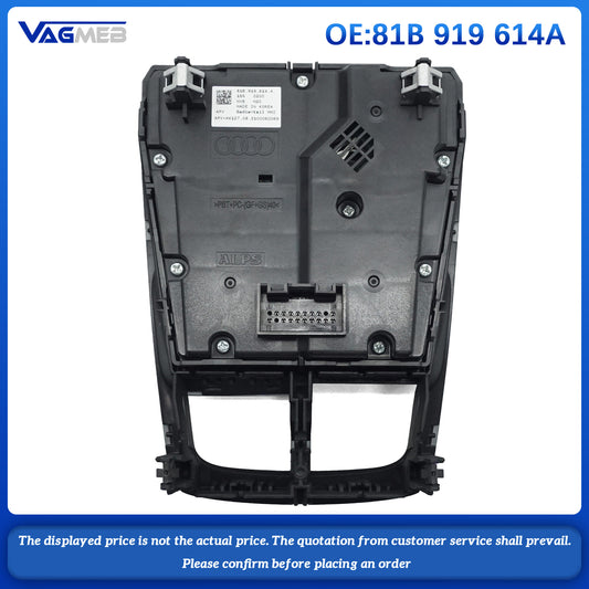 For Audi Q2L Multimedia panel MMI panel volume adjustment control panel Central control multimedia switch knob 81B 919 614A