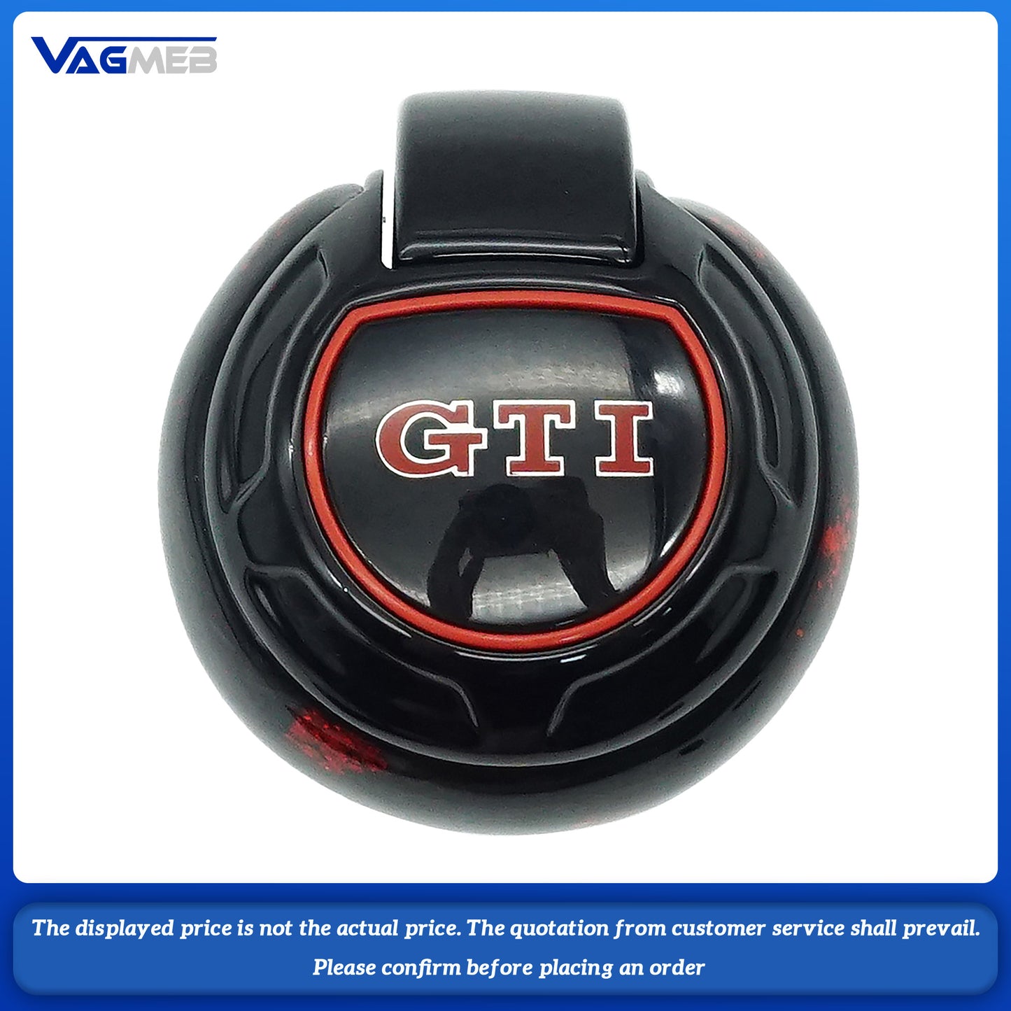 Red forged carbon Shift Knob Electronic Shift Handle For A6 C7 VW Golf MK6 MK7 R GTI Slien