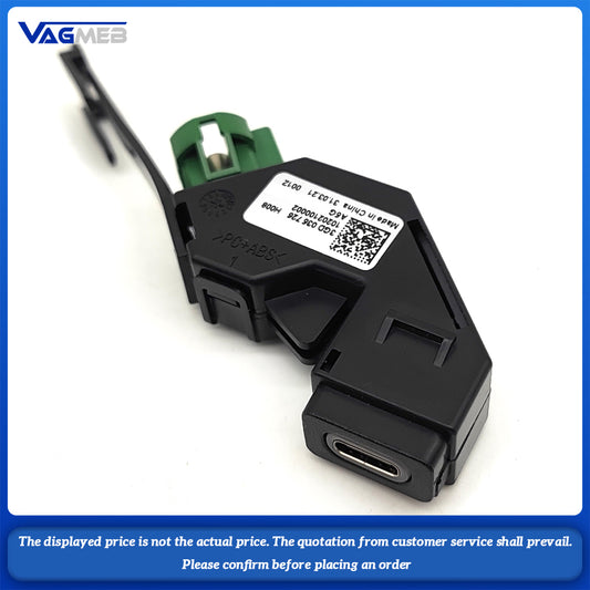 For MQB Arteon Passat B8 B8.5 B9 USB Type-C external phone power interface 3GD 035 726