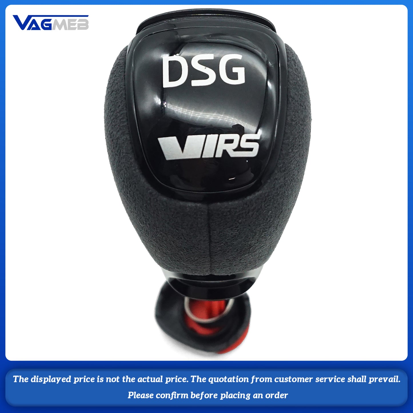 DSG Gear Shift Knob Leather Side Cover Interior Parts Accessories For Skoda Octavia Superb Fabia Yeti