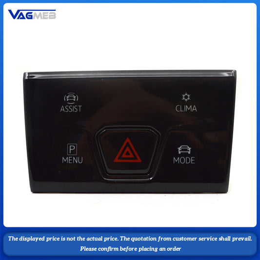 Multi-function button switch headlight double flash switch with drive mode For VW Golf MK8 5HG 925 200 =