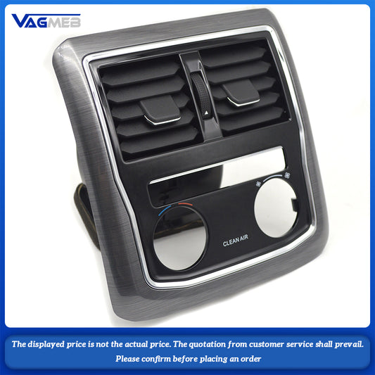 For VW Passat rear air conditioning vent frame brushed grey 56D 819 203 F