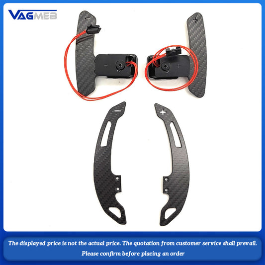 Steering Wheel Paddle Shifter For Mercedes Benz Dragonfly Style Carbon Fiber Magnetic