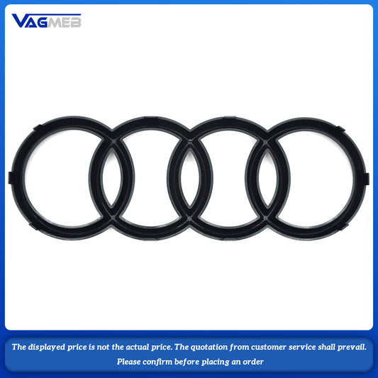 Black front grille label For Audi A6C7 (285MM)