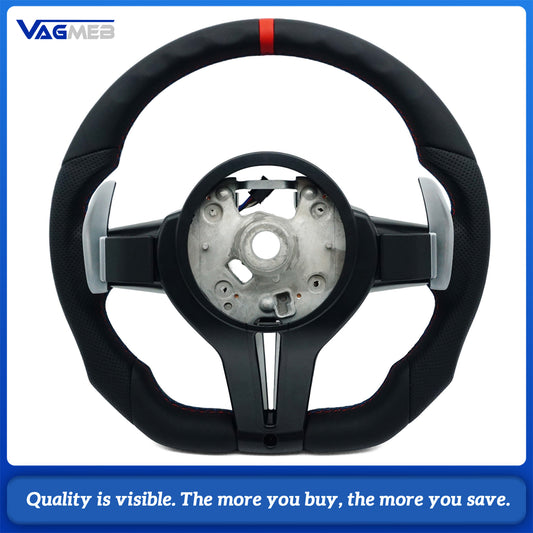 M Sport Steering Wheel for BMW Flat Bottom F01 F06 F10 F11 F12 F20 F21 F22 F25 F26 F30 F31 F32 F33 F34 F36 M3 F80 M4 F82 M5 F90