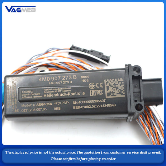 For Audi A6 C8 Q5L Q7 A8 A4 B9 Automotive Tire Pressure Monitoring System TPMS 4M0 907 273B