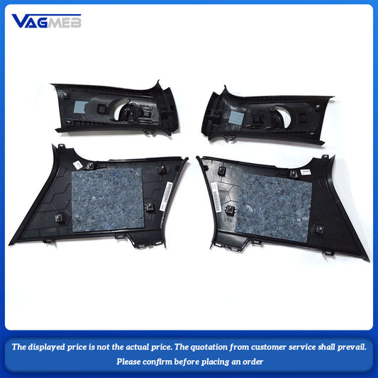 For VW Golf MK7 the B-pillar and C-pillar trim panels are black