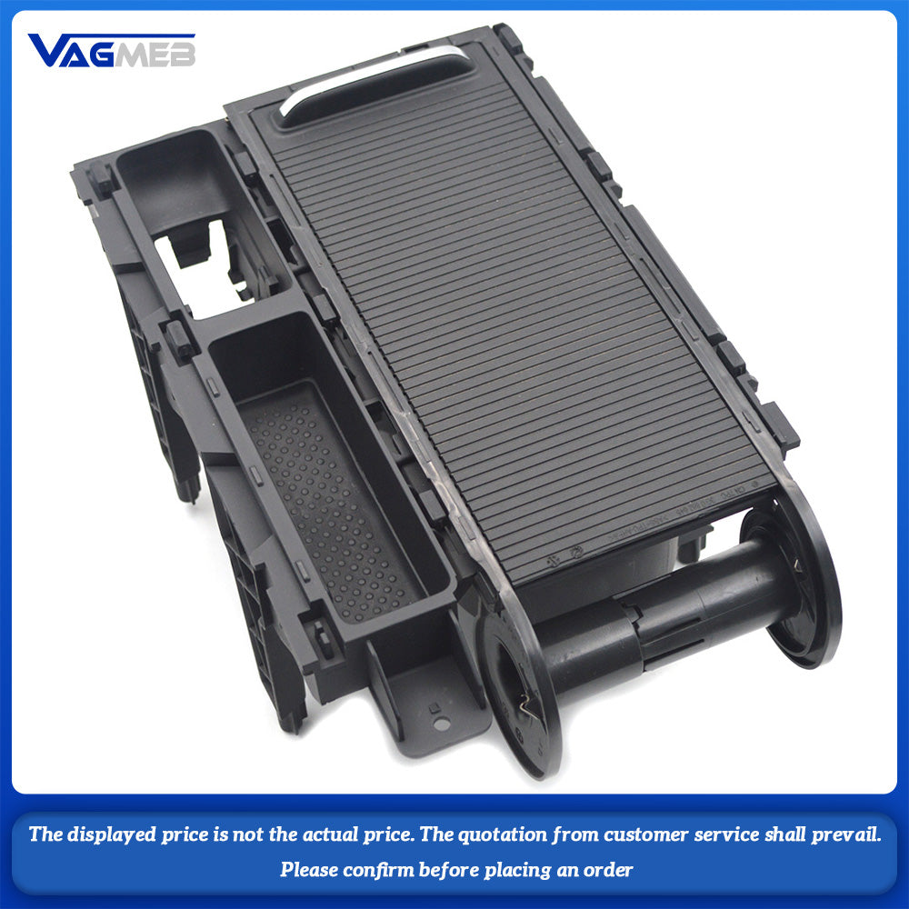 For VW Passat B8 Cupholder Console Cup Holder With Sliding Lid Water cup holder