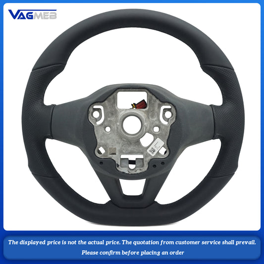 For VW Golf MK8 custom leather steering wheel with Heating and buttons Touch steering wheel