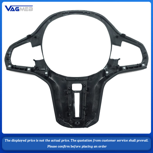 Carbon Fiber Car Steering Wheel Panel Decoration Cover Trim Frame For BMW M5