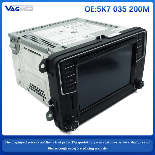 Discovery Pro NAV Android Auto Carplay Radio Green light For Skoda 5K7 035 200M