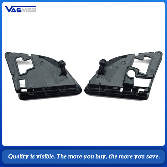 For Audi A4 B8 8K Piano Black Button Base Pair