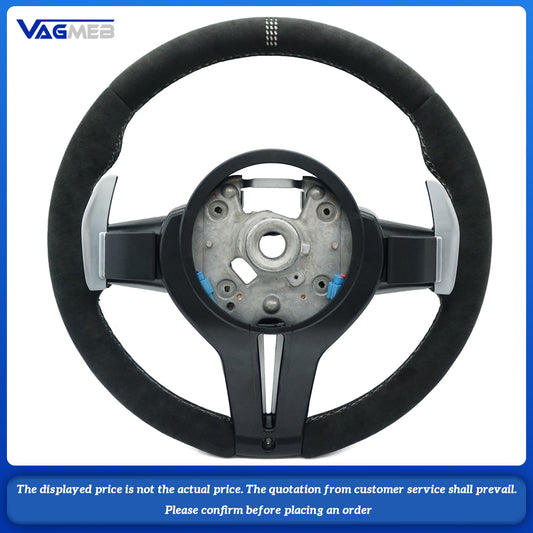 For BMW M M3 F10 F11 F13 F15 F20 F21 F22 F25 F01 F02 F03 F30 F31 F32 F35 F36 F48 Alcantara leather M sport steering wheel