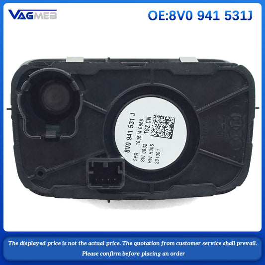 Car Styling Headlight Control Switch Knob Head Lamp For Audi A3 8Y 8V0 941 531J