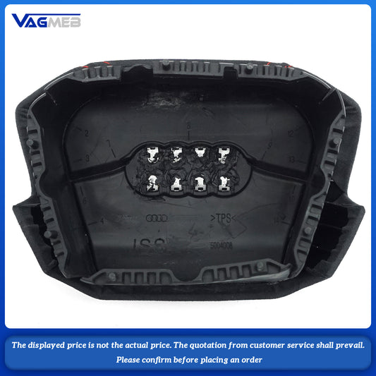 Steering wheel airbag cover multifunction steering wheel For Audi Q4E-TRON Woolen striped fabric