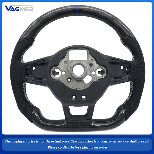 For VW Golf MK 6 7 7.5 GTI GTD GTE R Polo Customm carbon fiber RLine sports steering wheel
