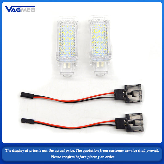 For Audi A3 A4 S4 RS4 A6 RS6 S6 C6 S5 Q5 Q7 A8 S8 LED License Number Plate Light Lamps White light