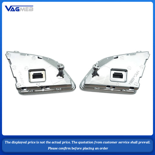 Chrome plated steering wheel decorative buttons For Audi A4 B8 A3 8V A5 Q3 Q5 Q7, steering wheel accessories