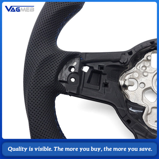 Leather steering wheel suitable for VW Golf MK7 7.5 GTI GTD GTE R Polo GTI Tiguan MK2 Passat B8 Sport steering wheel