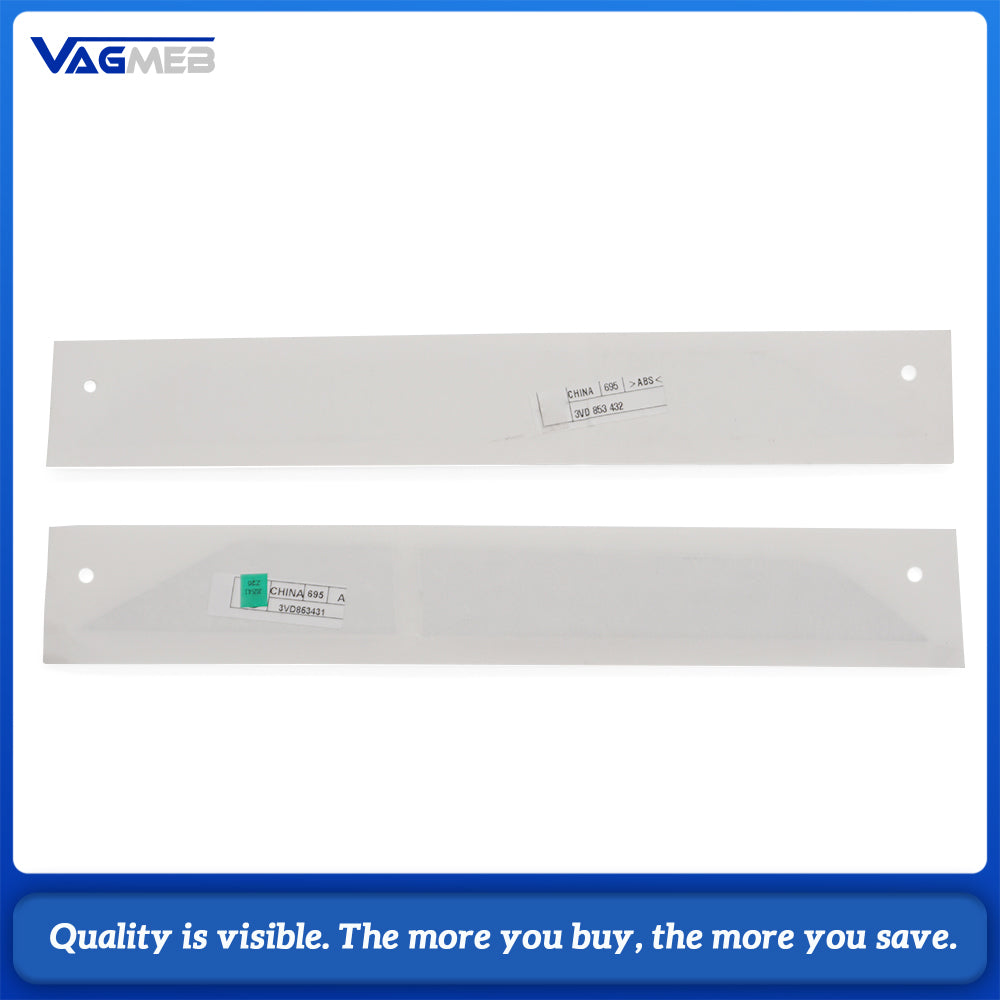 3VD 853 431 432 Side Fender Car Emblem, High Quality Chrome Finish