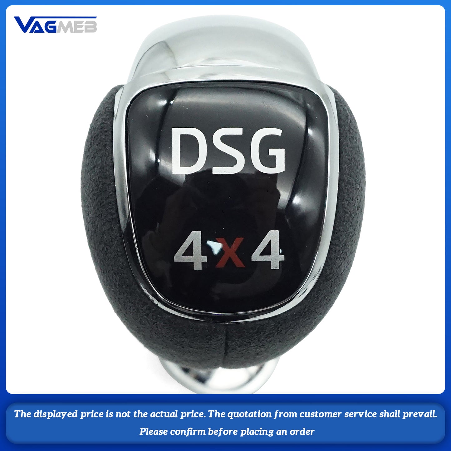 DSG Gear Shift Knob Leather Side Cover Interior Parts Accessories For Skoda Octavia Superb Fabia Yeti
