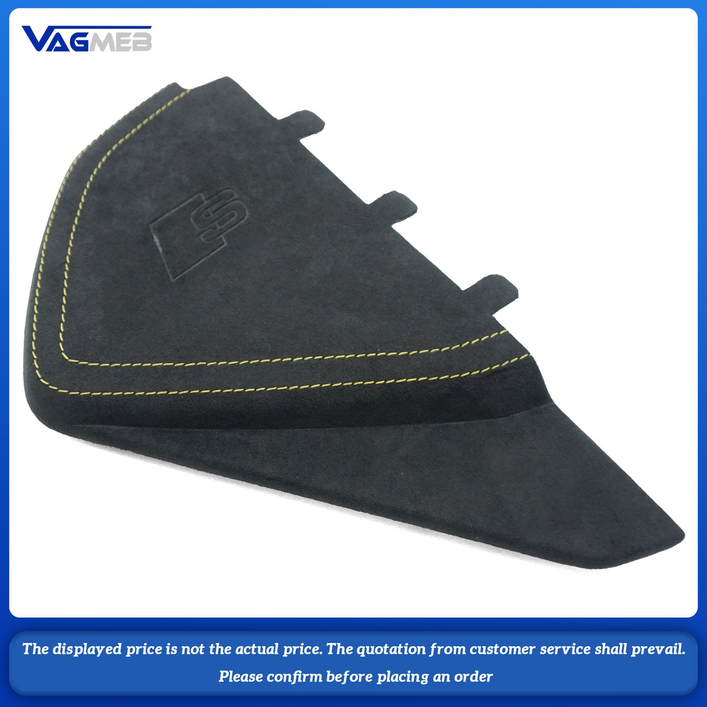 For Audi Q5FY dashboard cover S logo (yellow line with fur)