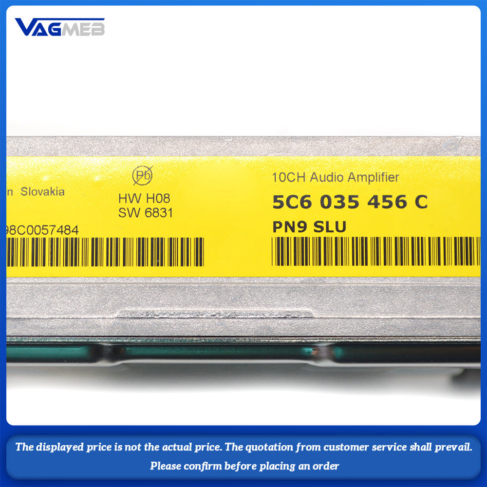 Automotive Car AMP VW Audi 5C6 035 456 C 10CH Audio Amplifier Controller Media System 5C6 035 456 C