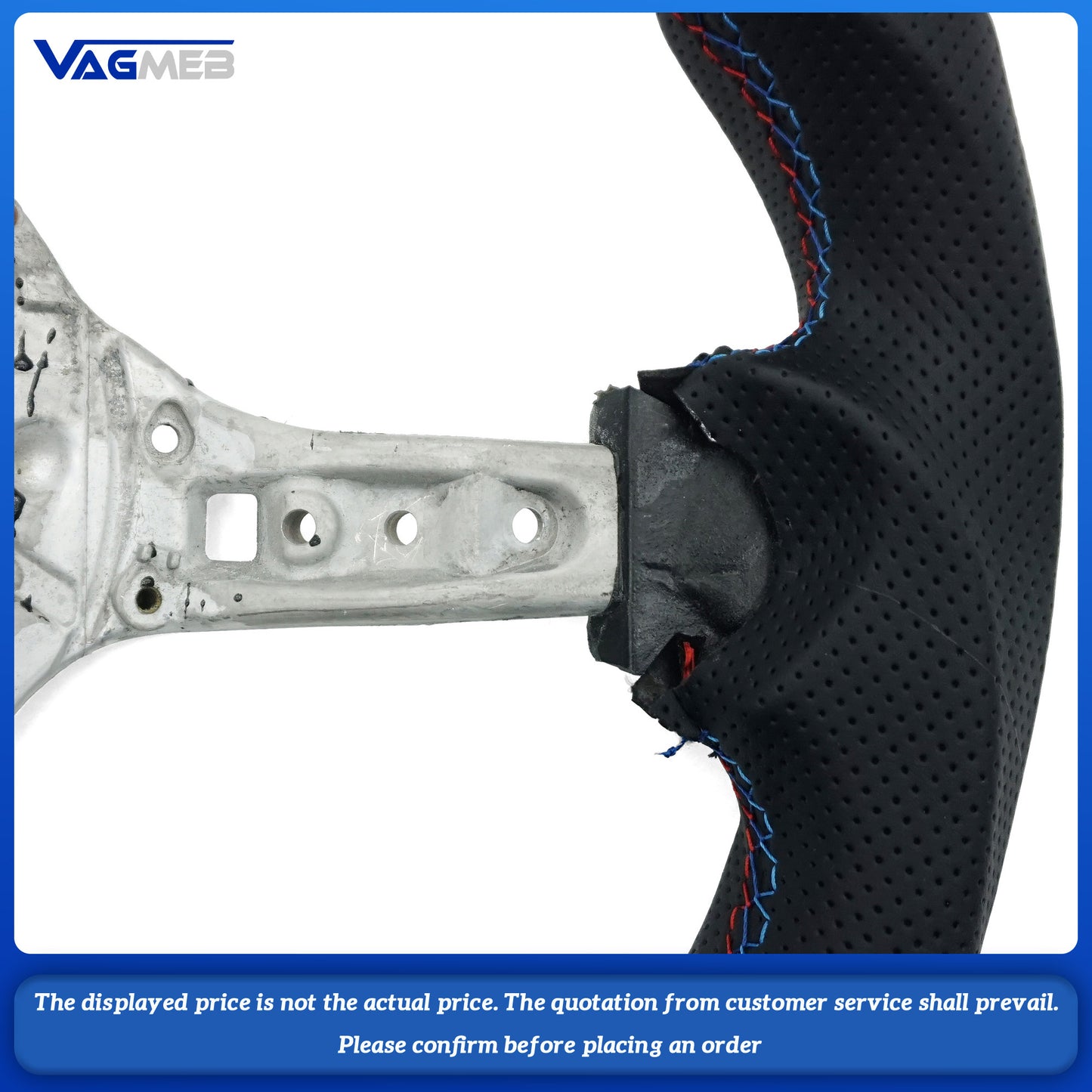 TDD Real Carbon Fiber Car Steering Wheel For BMW M M3 M5 M6 F01 F02 F06 F07 F10 F11 F12 F13 F30 F32 F80 F91 E90 E91 E92