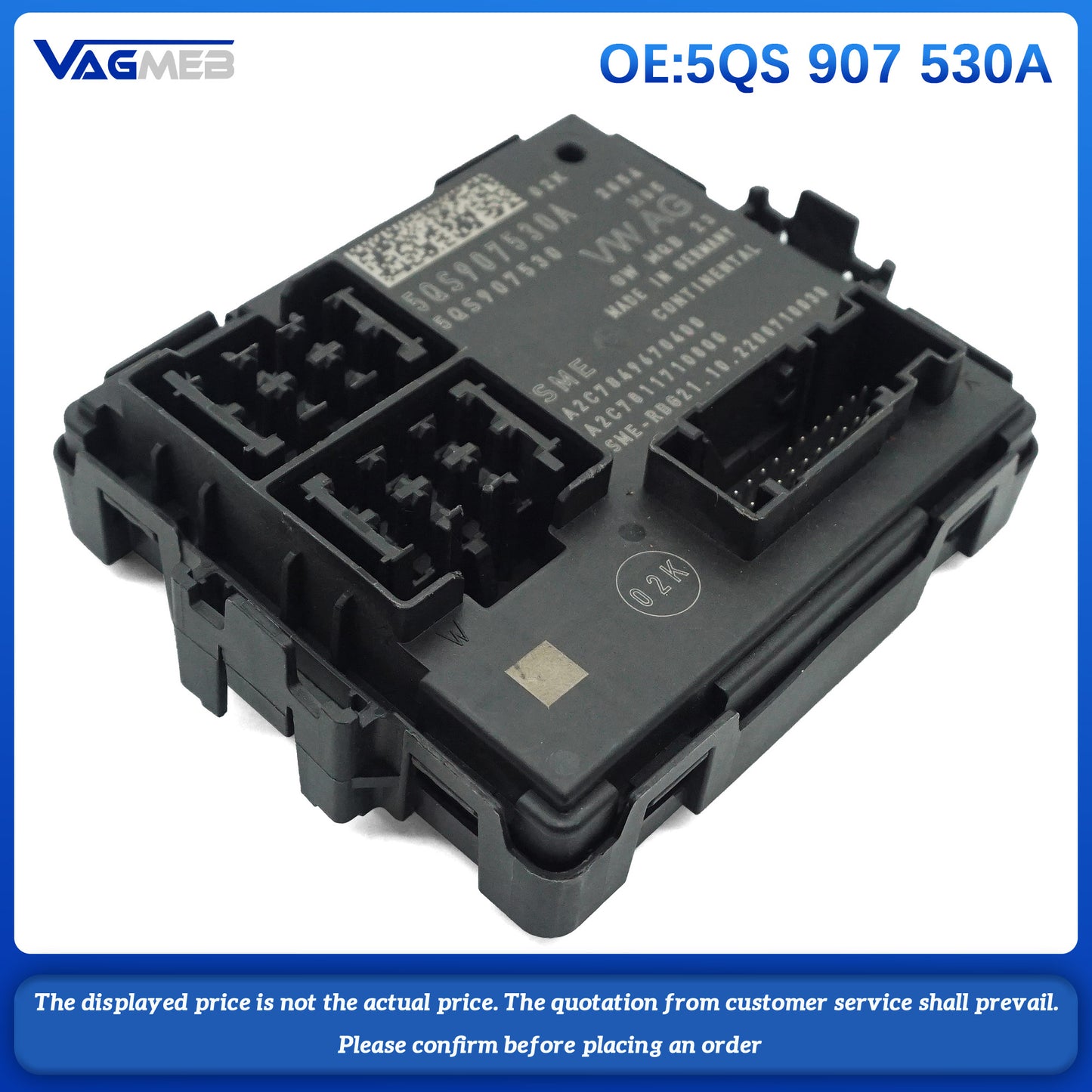 For VW Golf 8 MK8 Passat B9 Tiguan MK3 Octavia MK4 Kodiaq Superb Leon TERR High end BCM Supports Keyless Entry 5QS 907 530A