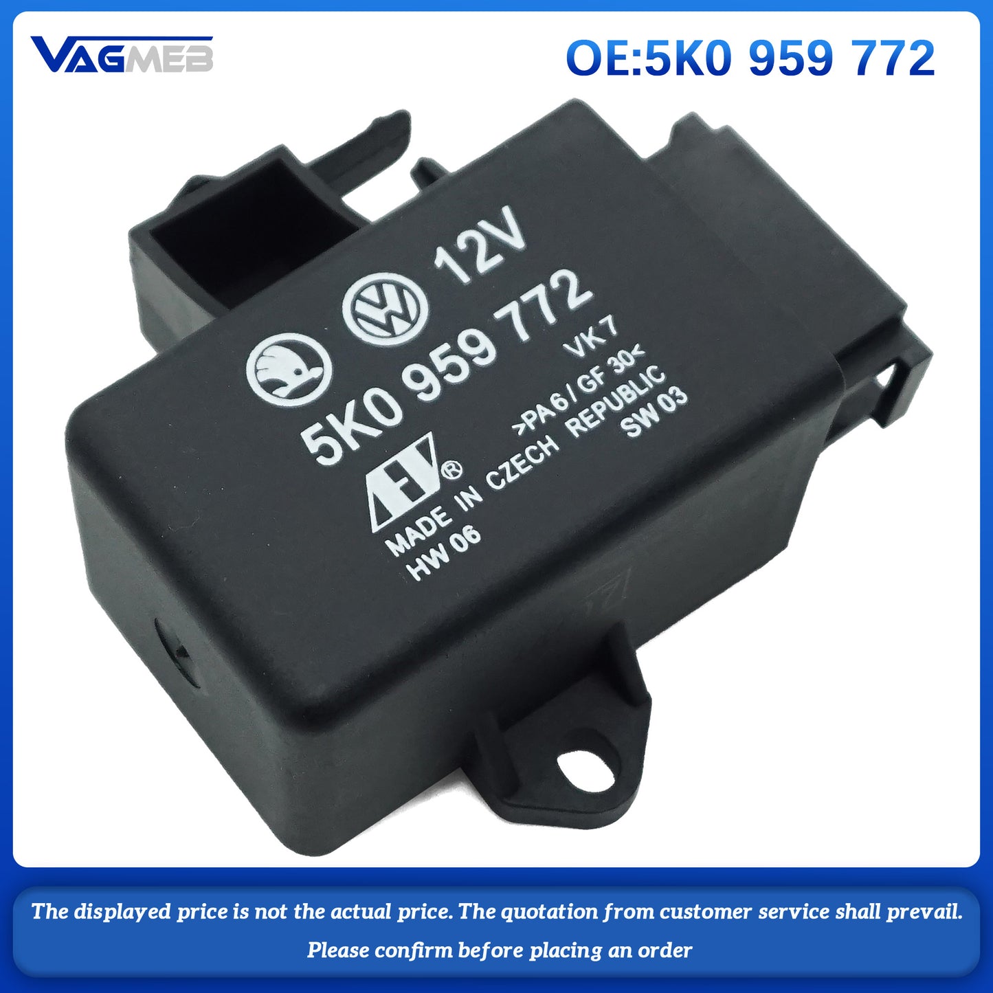 New Seat Heating Switch Control Module For VW Passat Tiguan Bora CC Passat Variant LAVIDA Golf Jetta 5K0 959 772