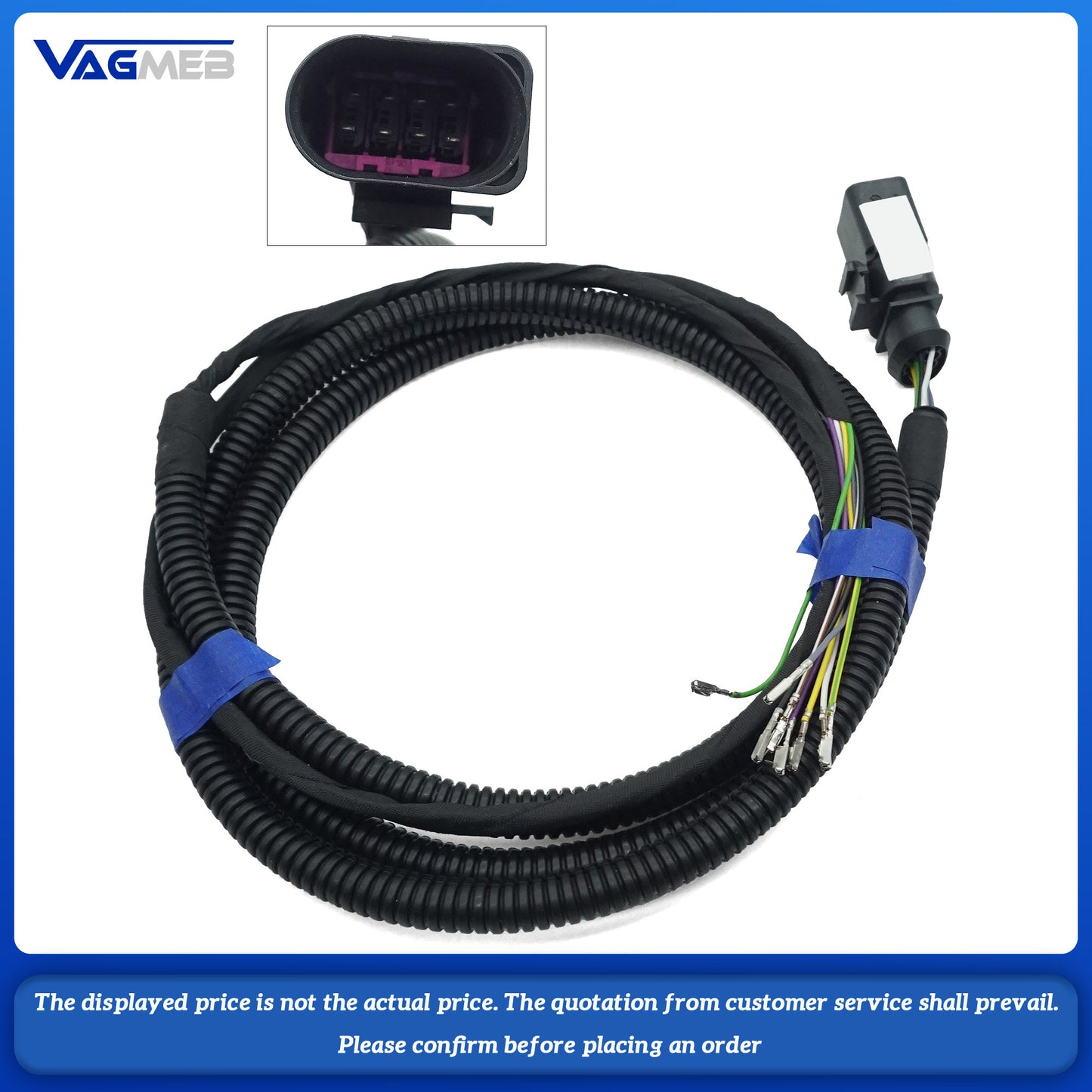 For MQB Skoda Octavia 4K to 12K automatic parking wiring harness