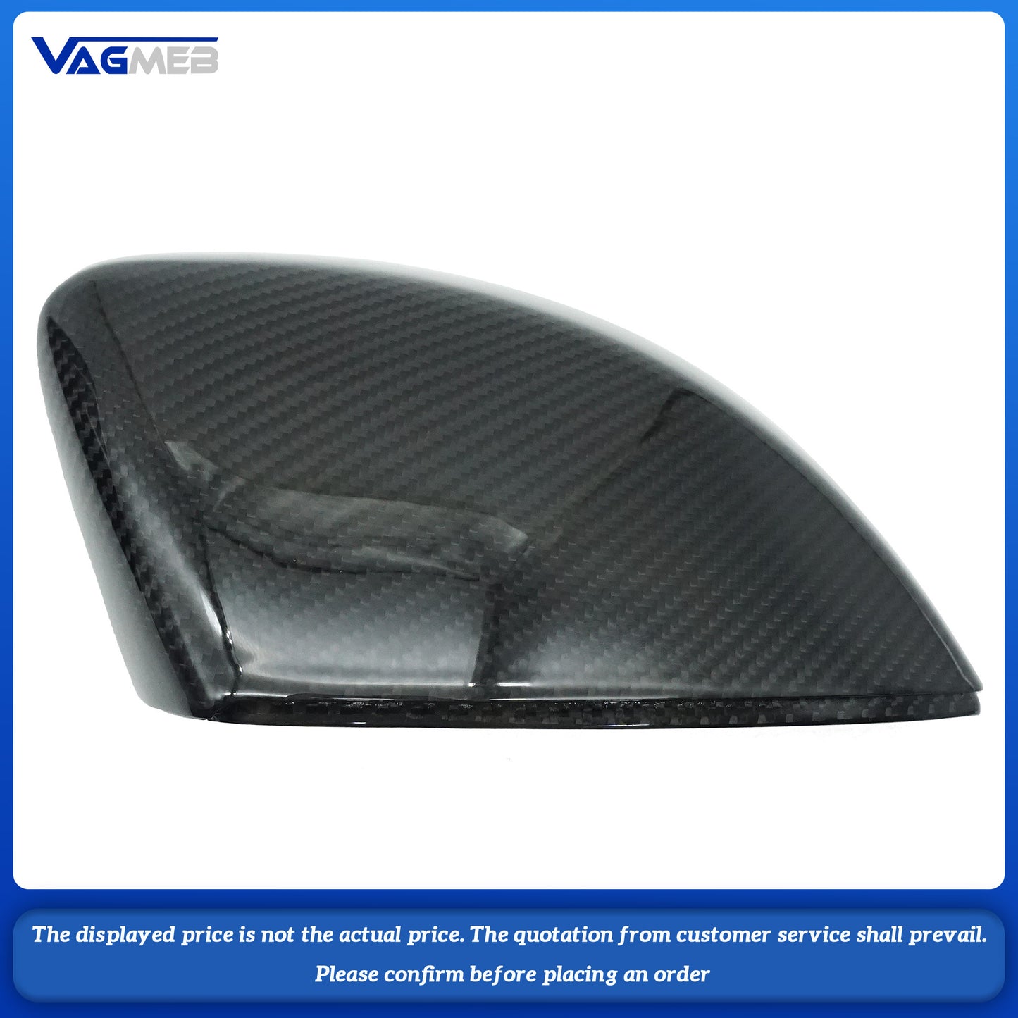 For Audi RS3 8V carbon fiber mirror housing (with lane changing function)