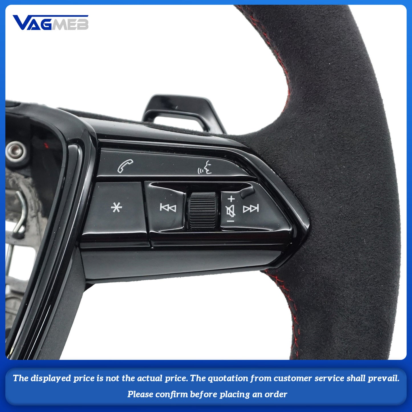 For Audi RS logo A6C8 Steering Wheel with heating
