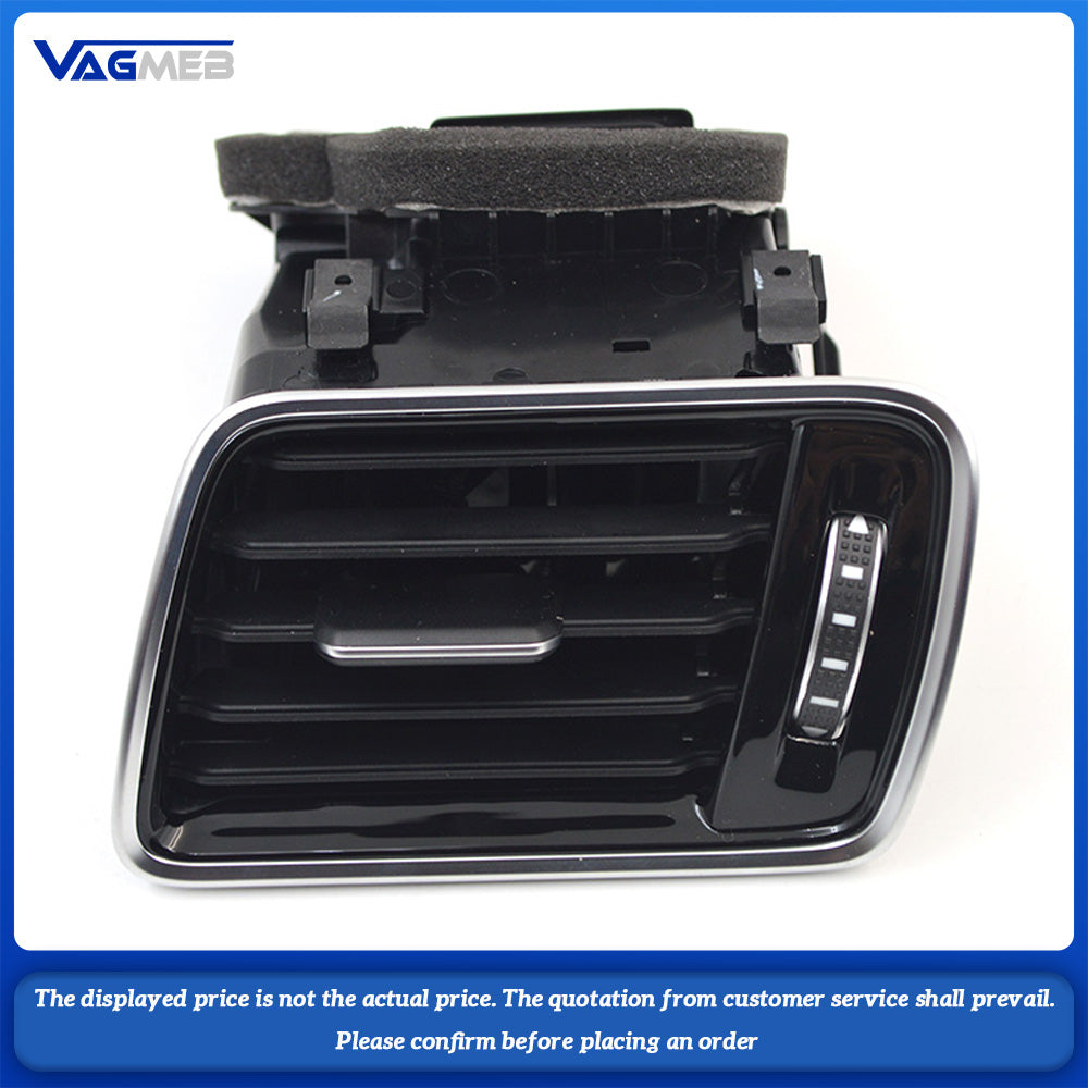 Black Chrome Piano Paint Air Conditioning Outlet Vents For VW Passat B6 B7 2006-2011 3AD 819 701A 702A 728A