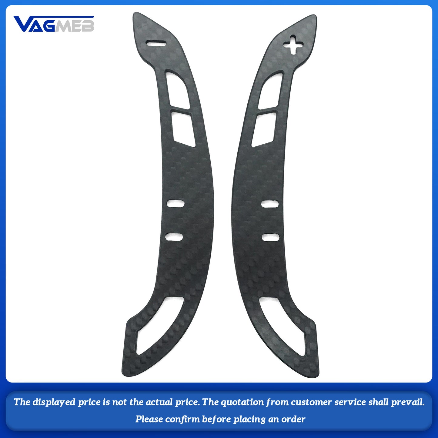 Carbon Fiber Magnetic Shift Paddles For Audi A4B8 A5 B8.5