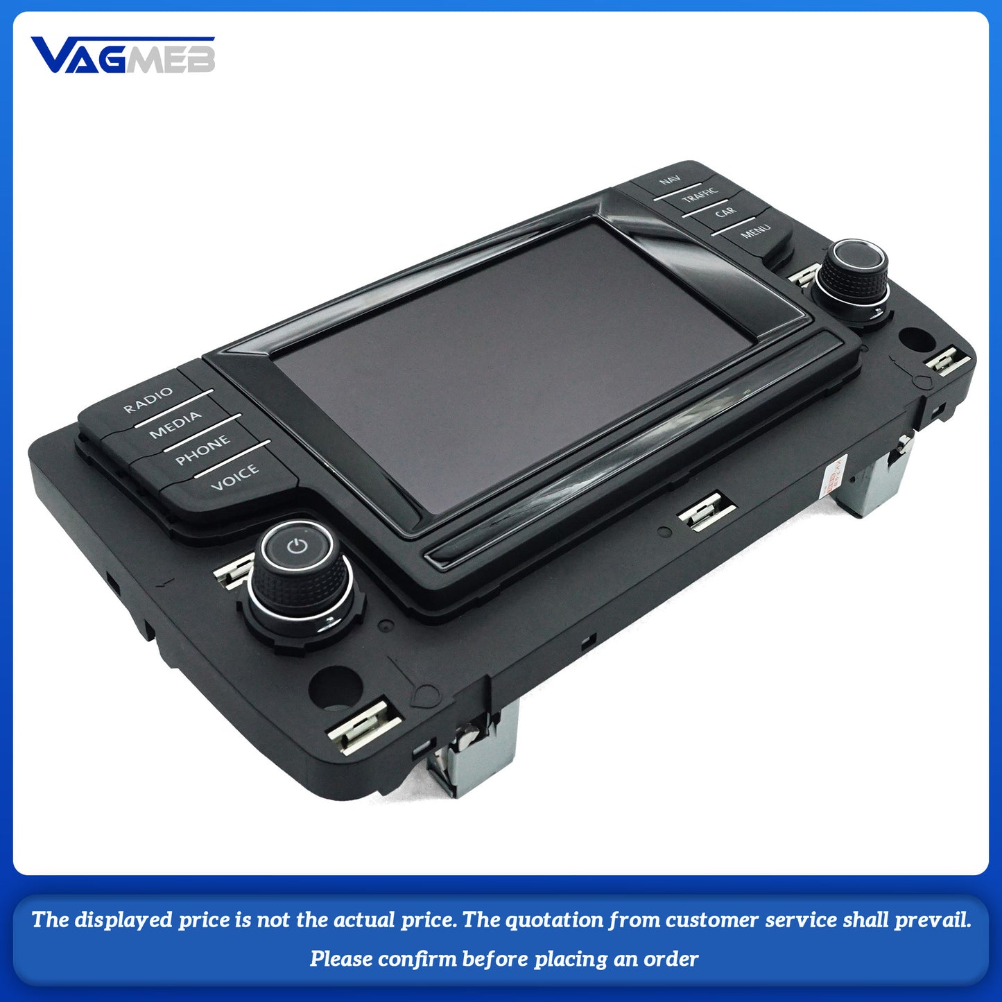 For VW Golf Golf R GTI Golf Variant 5.8 Inch Mechanical Button NAV Touch Screen Display 5G0 919 605D