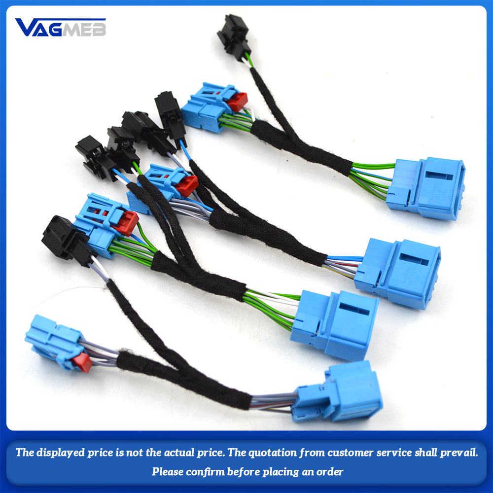 For VW Passat B8 PA install facelift Flowing water LED Dynamic Sequential taillight cable wire Harness adapter