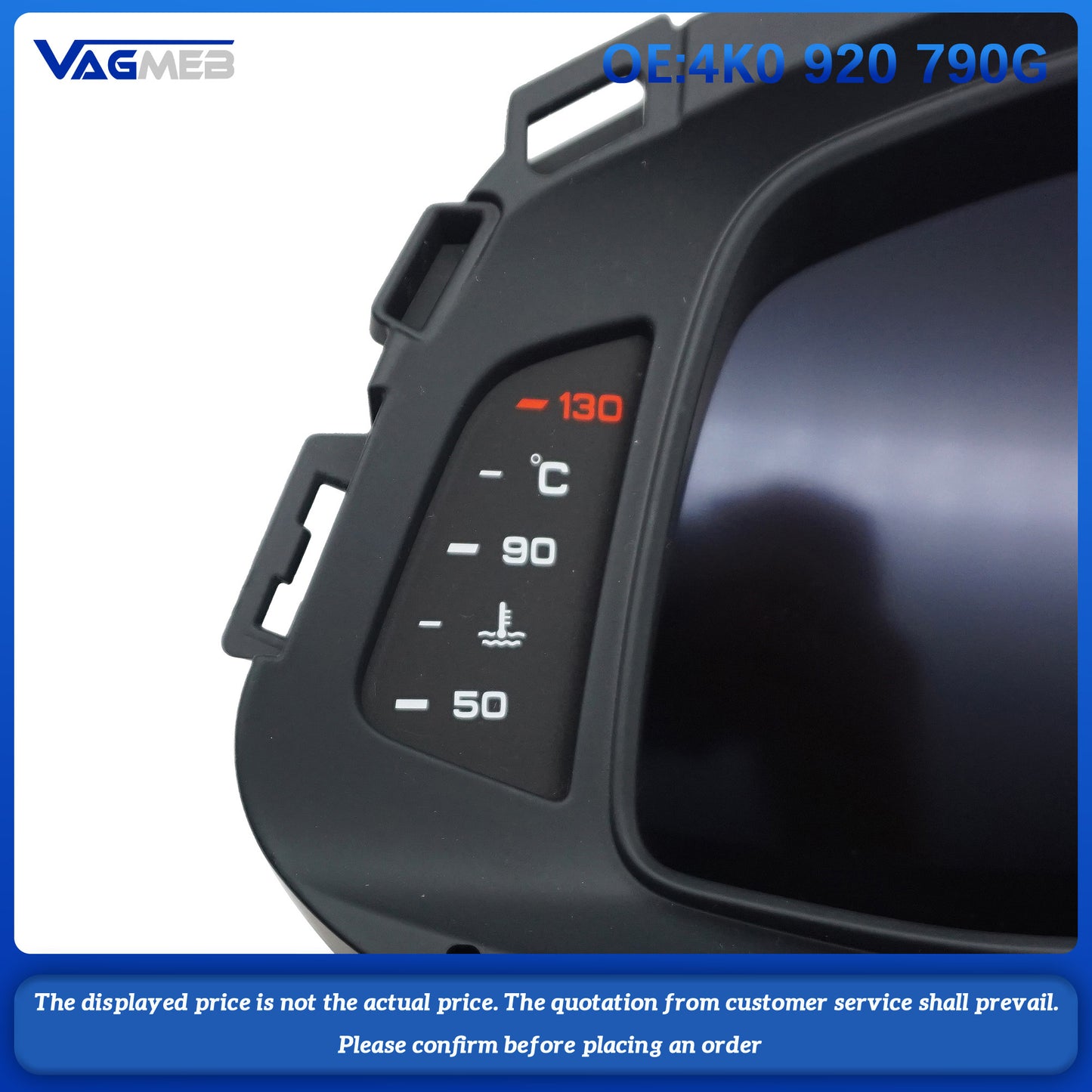 For Audi A6C8 LCD instrument panel 790G 4K0 920 790G