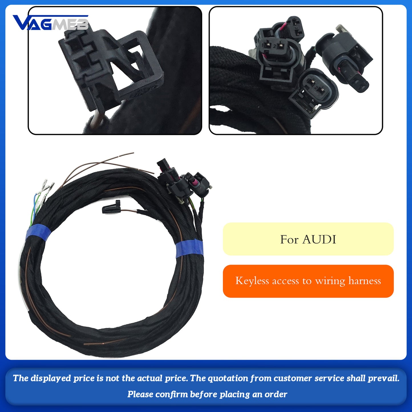 For Audi A4B8 Q5 keyless entry wiring harness