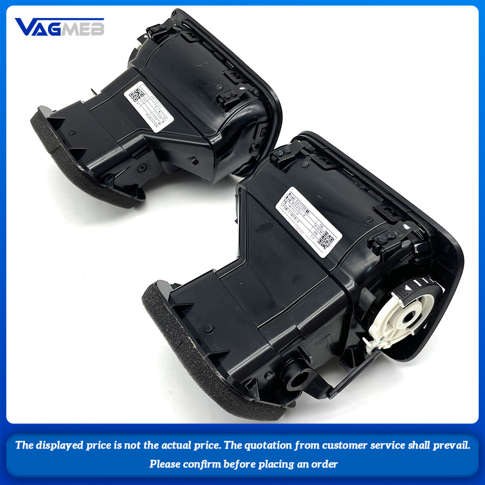 Matte Black Left Right Central Dashboard AC Air Outlet Vent For VW Polo 2014 2015 2016 6RD 819 704 6RD 819 703