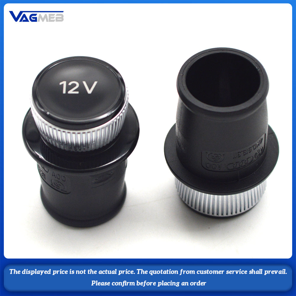Cigarette Lighter Cover Chrome Plated Cigarette Lighter Plug For Audi A3 A4 A5 Q2 Q7 R8 4K0 919 311