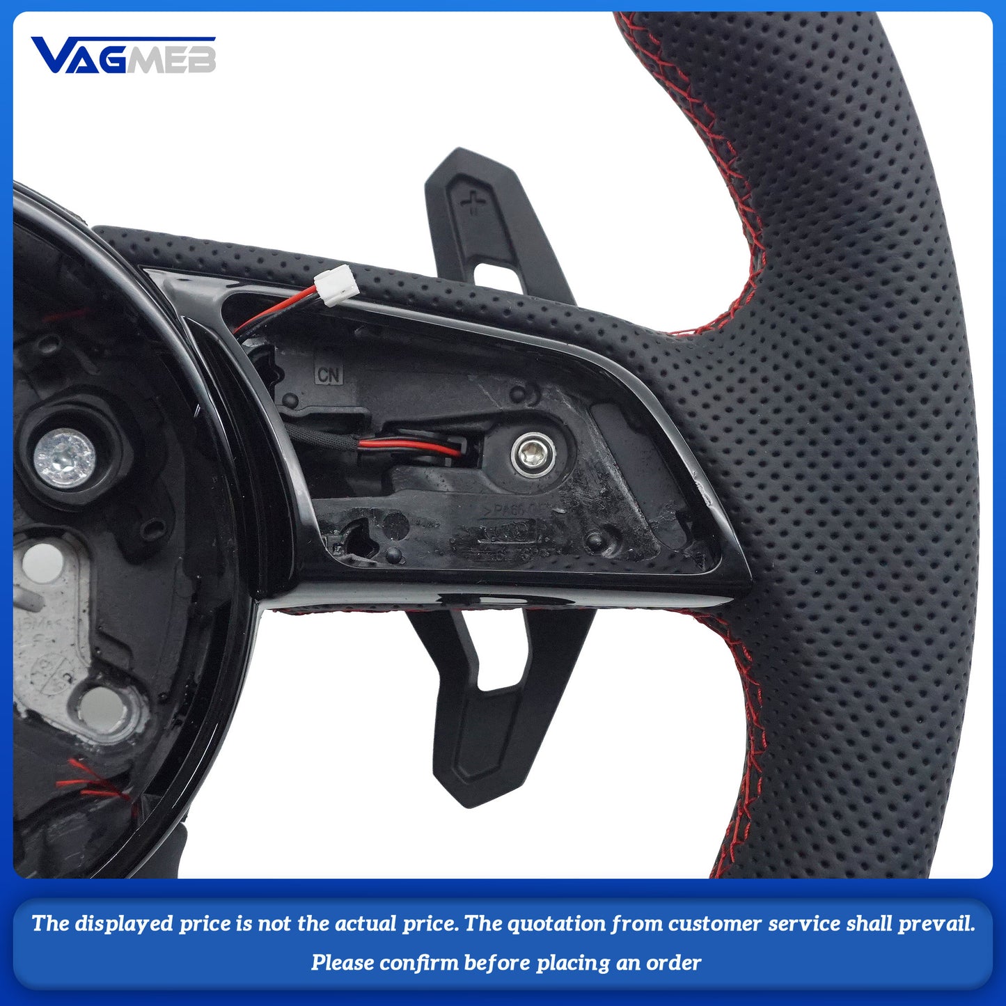 For Audi S logo A4B9 steering wheel