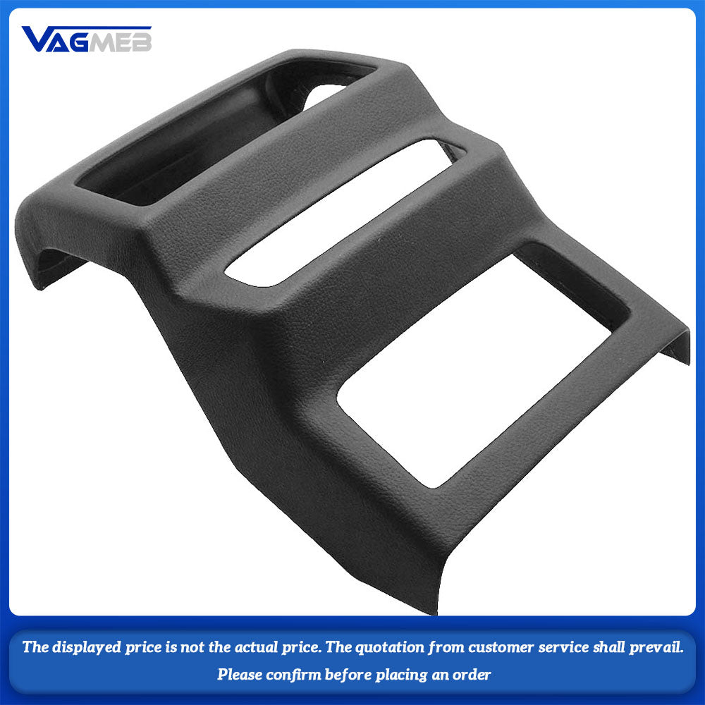 For Audi Q5FY 2018-2024 Rear Air Conditioning Outlet Protective Cover Lnterior Leather Protective Cover Decorative Frame Cover