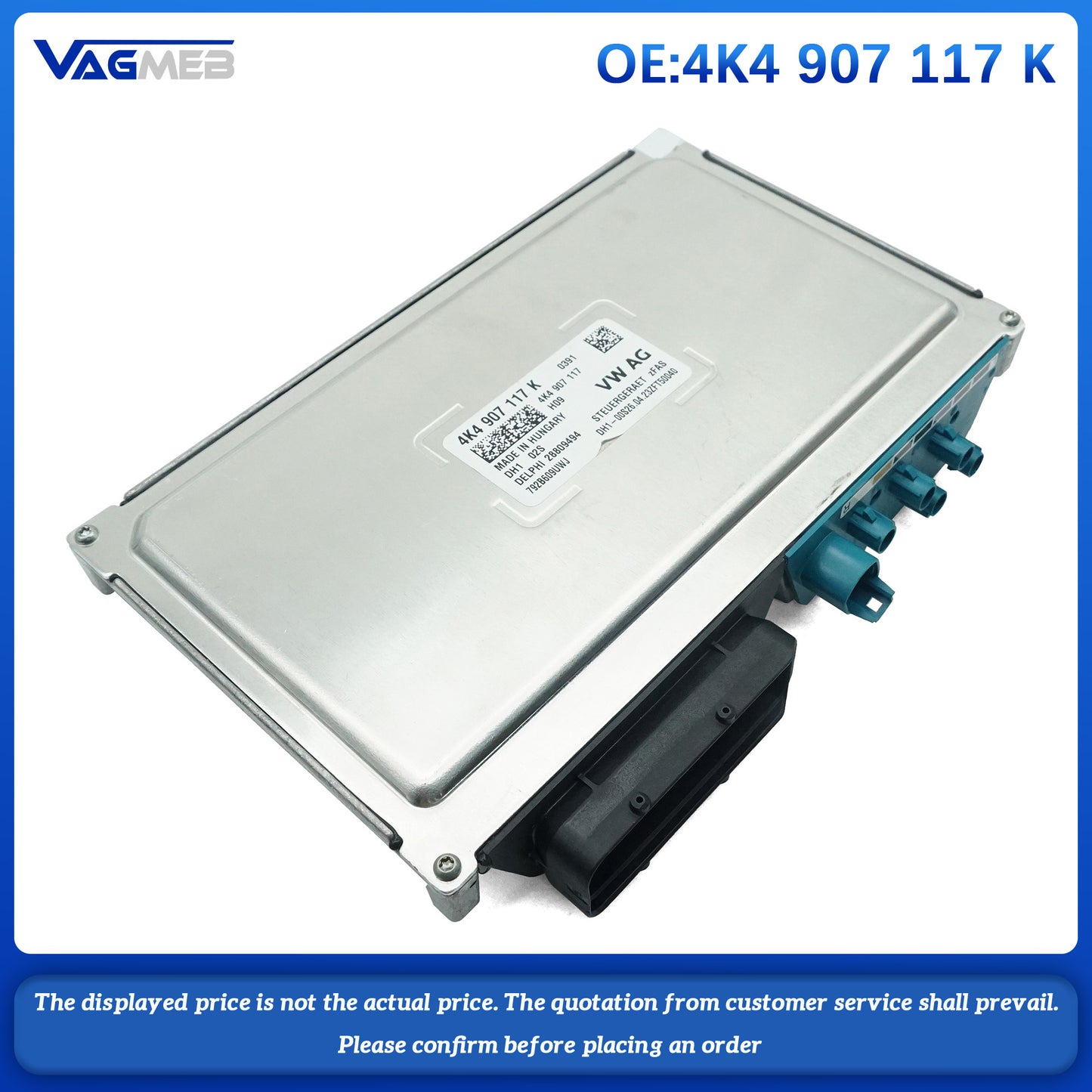 For VW Touareg 2019 360 Panoramic Camera Module 360 Degree Surround Image 4K4 907 117K