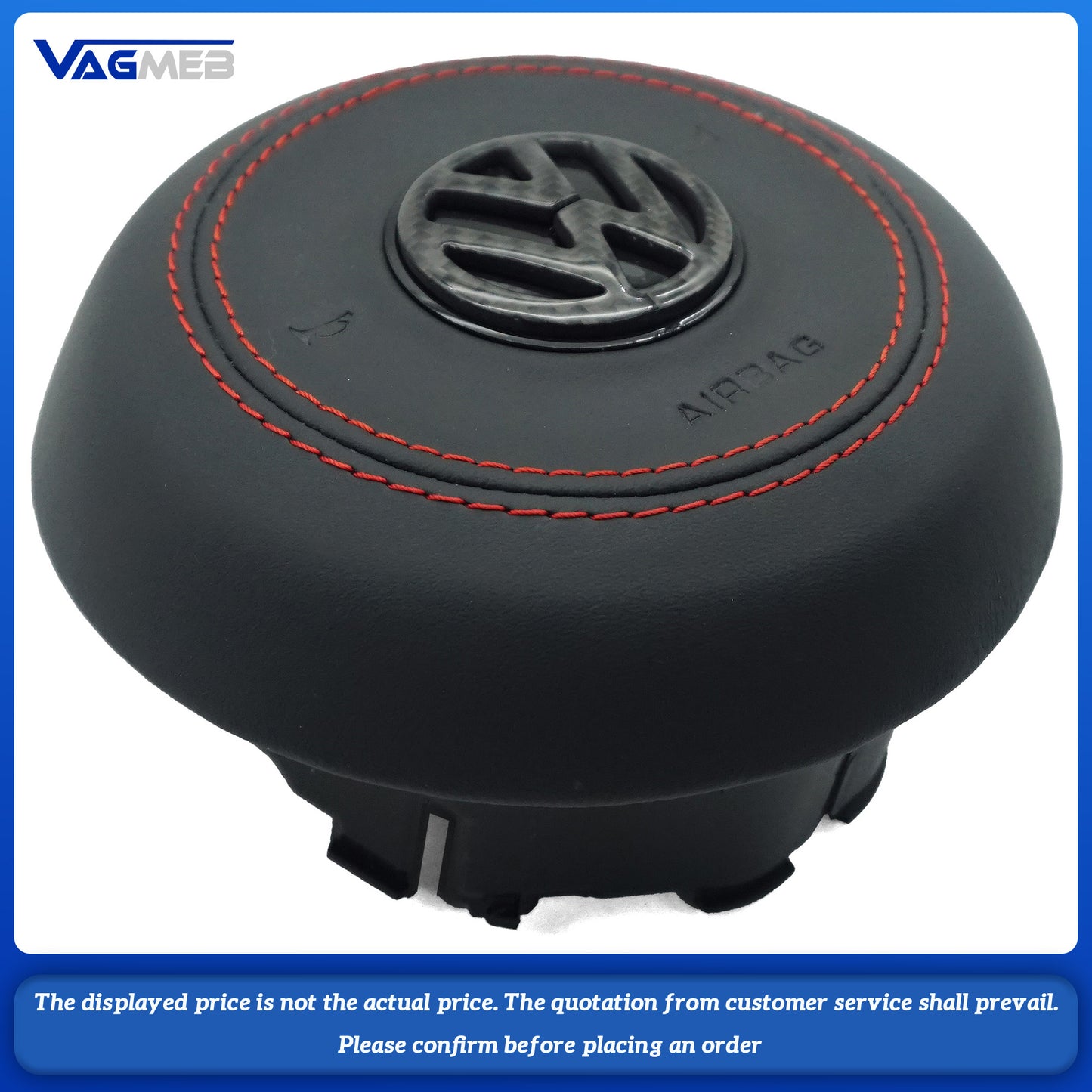 ABS Interior Steering Wheel Emblem For VW Golf MK7