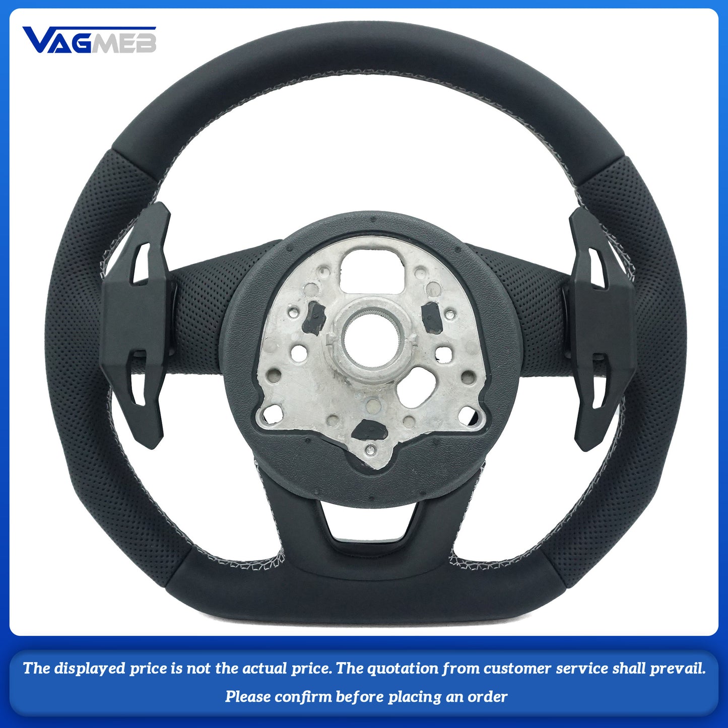 For Audi S logo A4B9 steering wheel
