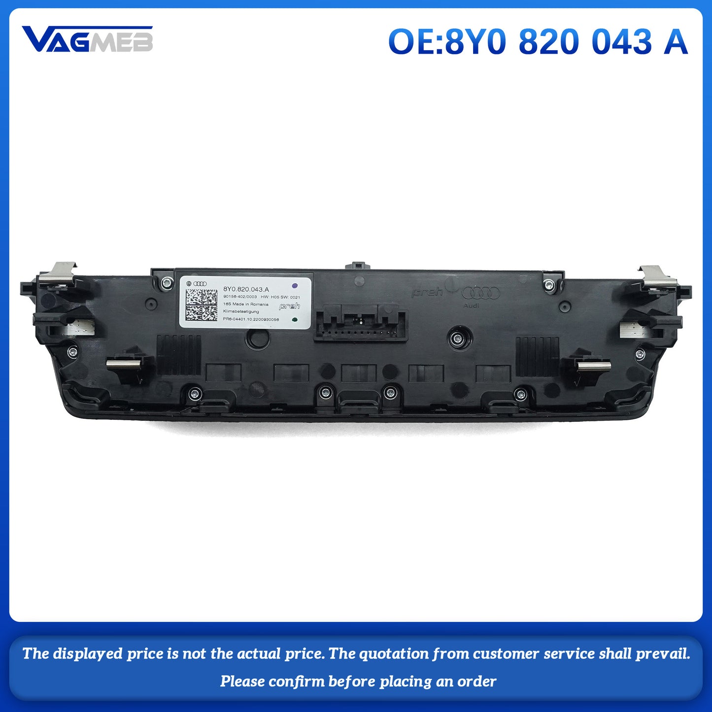 For Audi A38Y seat heating package