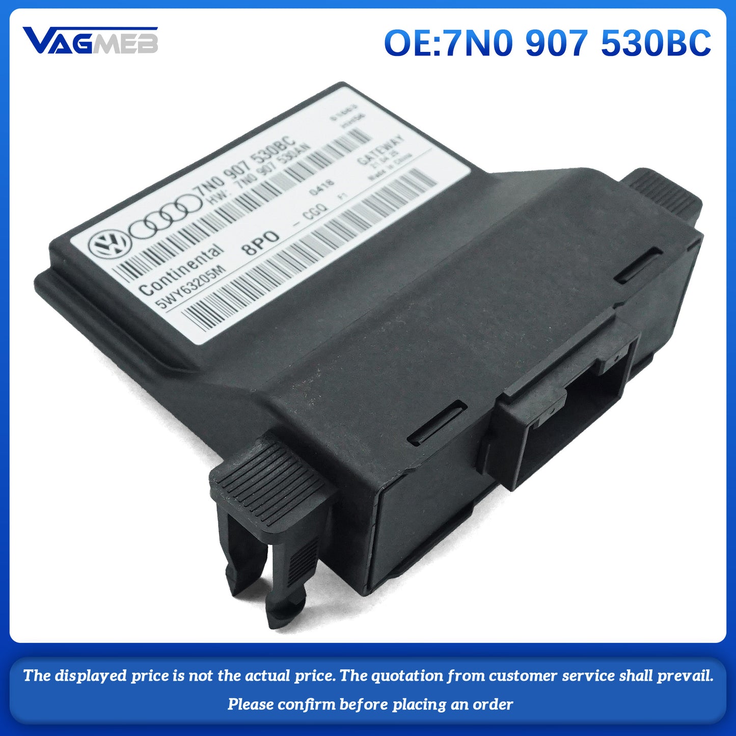 OEM Data Bus Diagnostic Interface MIB 5F Canbus Gateway For VW For Audi For Skoda 7N0907530BC