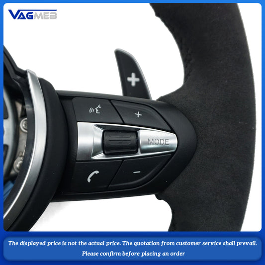 Half Alcantara Leather M Sport Steering Wheel for BMW F01 F06 F10 F11 F20 F21 F22 F30 F31 F32 F34 F36 F80 F82 F87 F90 M3 M5