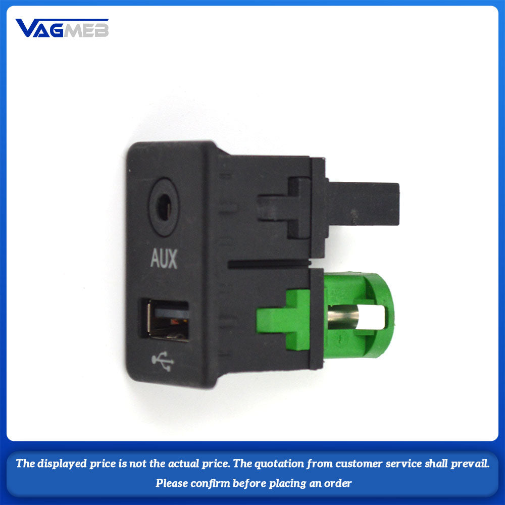 For VW Tiguan Passat B6 B7 CC RCD510 RNS310 Original OEM AUX+USB Switch Socket 3CD 035 249 AA